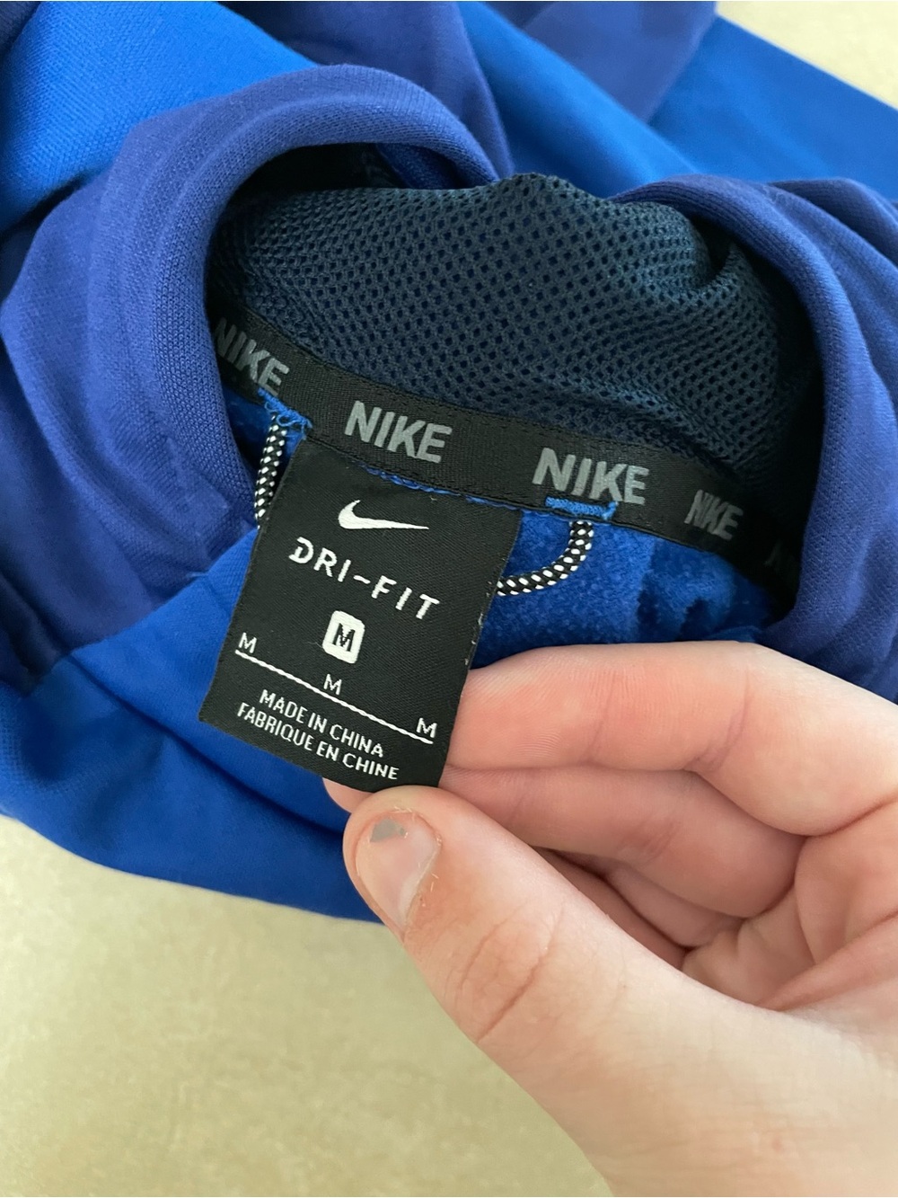 Nike Men's Blue Dri-FIT Performance Undershirt